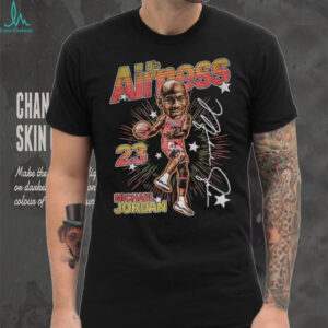 Michael Jordan his airness big head signature shirt