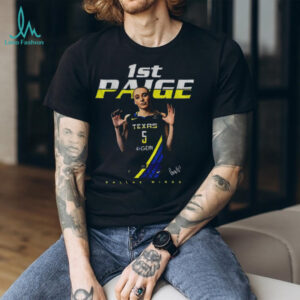 Paige Bueckers Dallas Wings basketball 1st signature WNBA shirt