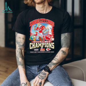 Kansas City Chiefs beat Philadelphia Eagles Super Bowl LIX Champions 2025 mascot shirt