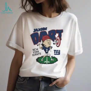 New York Giants Jaxson Dart bright lights big plays caricature shirt