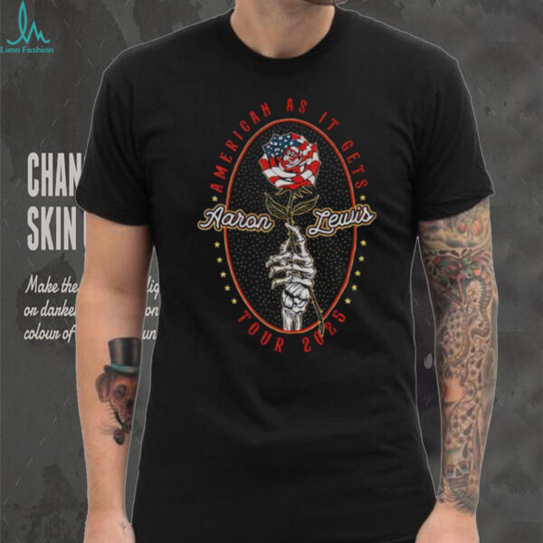 Aaron Lewis American as it gets Tour 2025 shirt