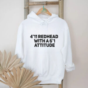 5 ft 6 Redhead with 6’1 attitude shirt
