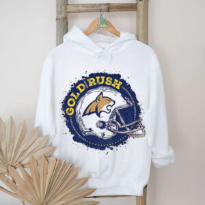 Montana State Bobcats 2025 gold rush football helmet shirt