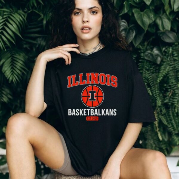 Illinois Fighting Illini Basketbalkans est 2025 shirt