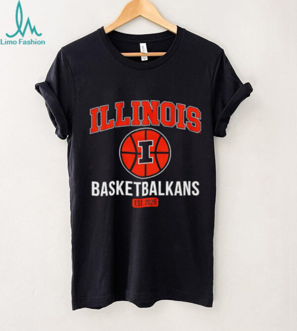 Illinois Fighting Illini Basketbalkans est 2025 shirt