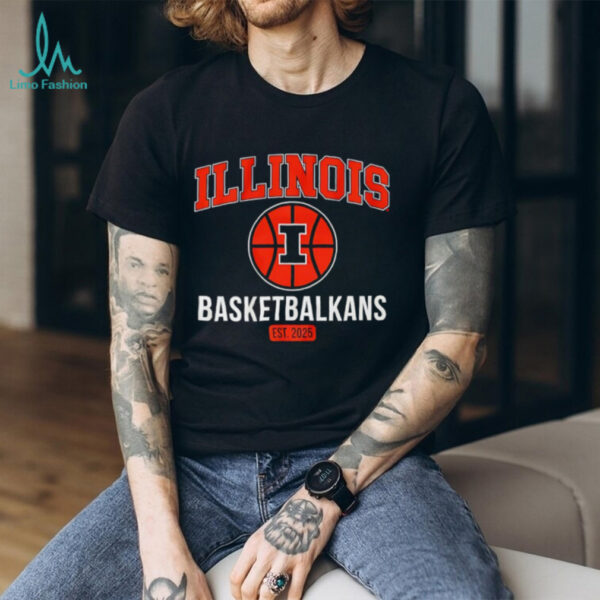 Illinois Fighting Illini Basketbalkans est 2025 shirt