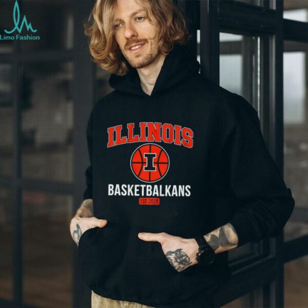 Illinois Fighting Illini Basketbalkans est 2025 shirt