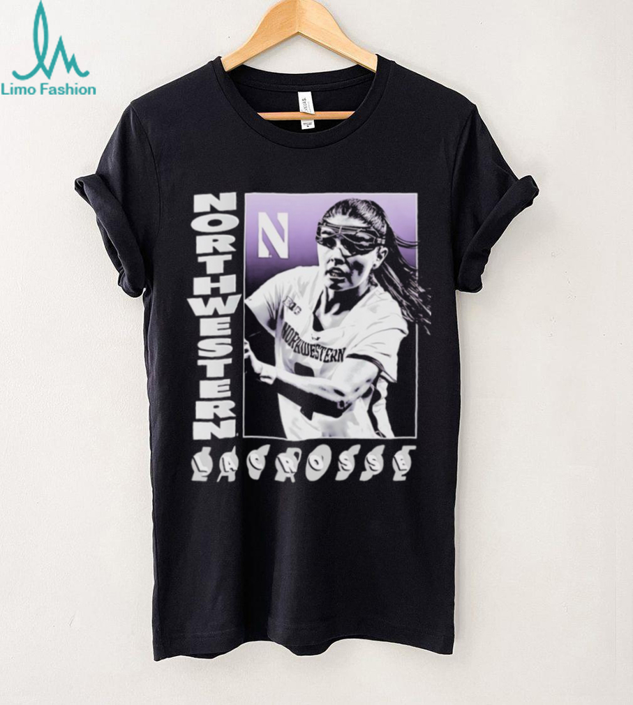 Jaylen Rosga Northwestern box retro shirt Jaylen Rosga Northwestern box retro shirt