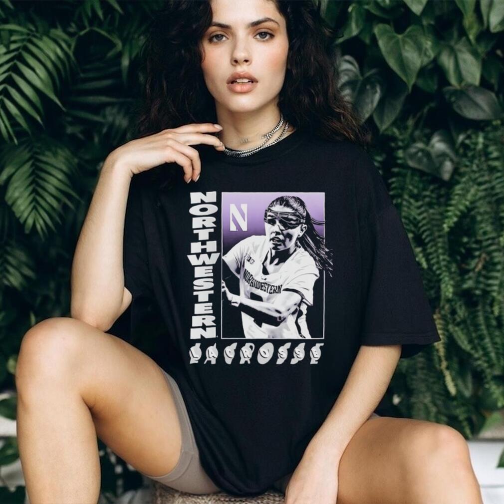 Jaylen Rosga Northwestern box retro shirt Jaylen Rosga Northwestern box retro shirt