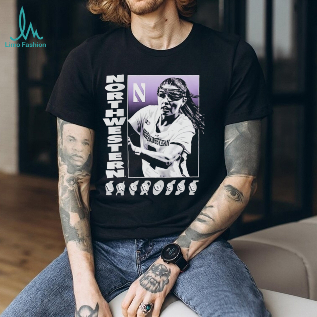 Jaylen Rosga Northwestern box retro shirt Jaylen Rosga Northwestern box retro shirt