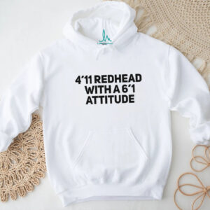 5 ft 6 Redhead with 6’1 attitude shirt