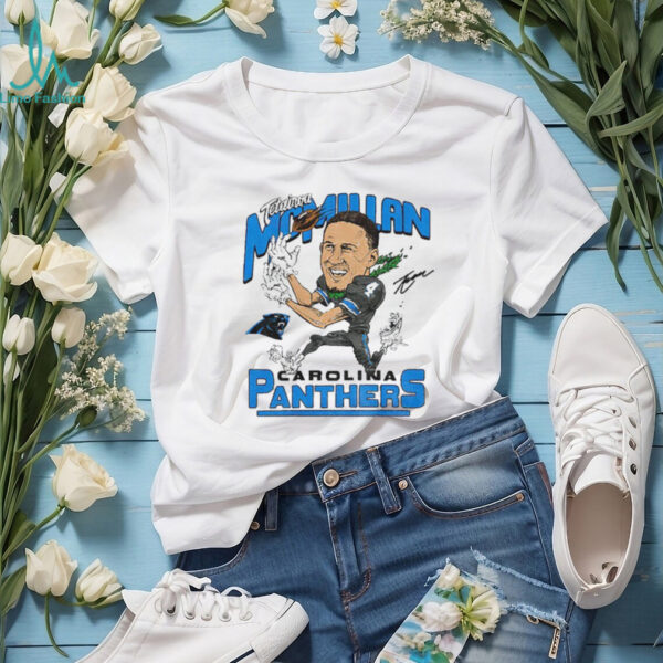 Panthers Tetairoa McMillan Signature cartoon football player shirt