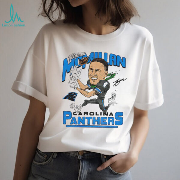 Panthers Tetairoa McMillan Signature cartoon football player shirt