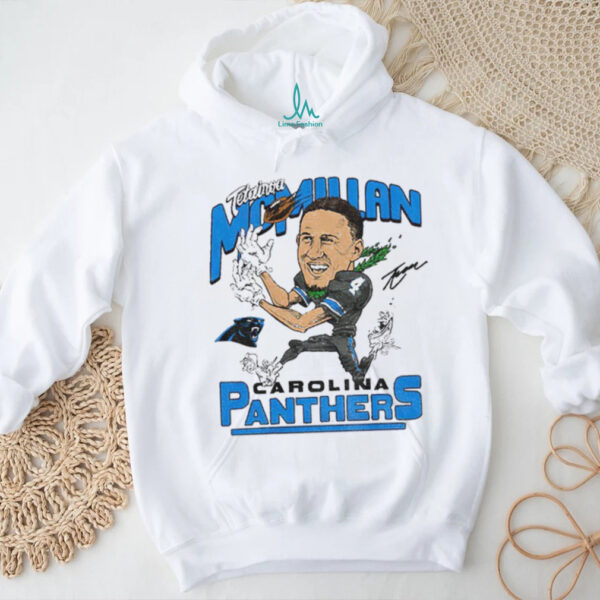 Panthers Tetairoa McMillan Signature cartoon football player shirt