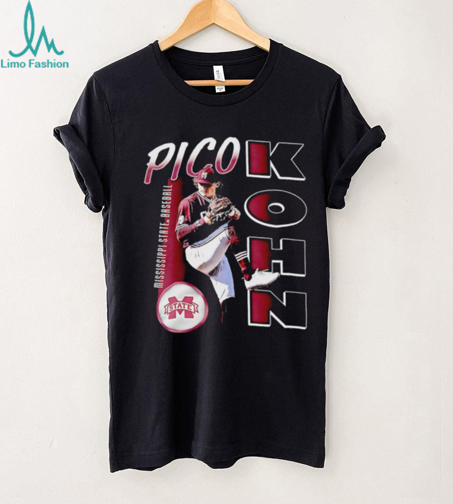 Pico Kohn Mississippi State baseball graphic shirt Pico Kohn Mississippi State baseball graphic shirt