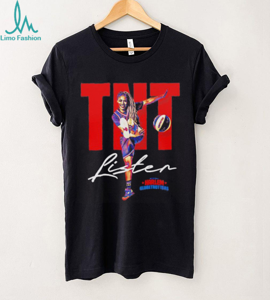 TNT Lister Harlem Globetrotters Pass shirt TNT Lister Harlem Globetrotters Pass shirt