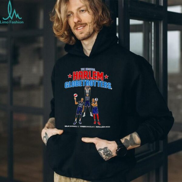 The original Harlem Globetrotters trio shirt