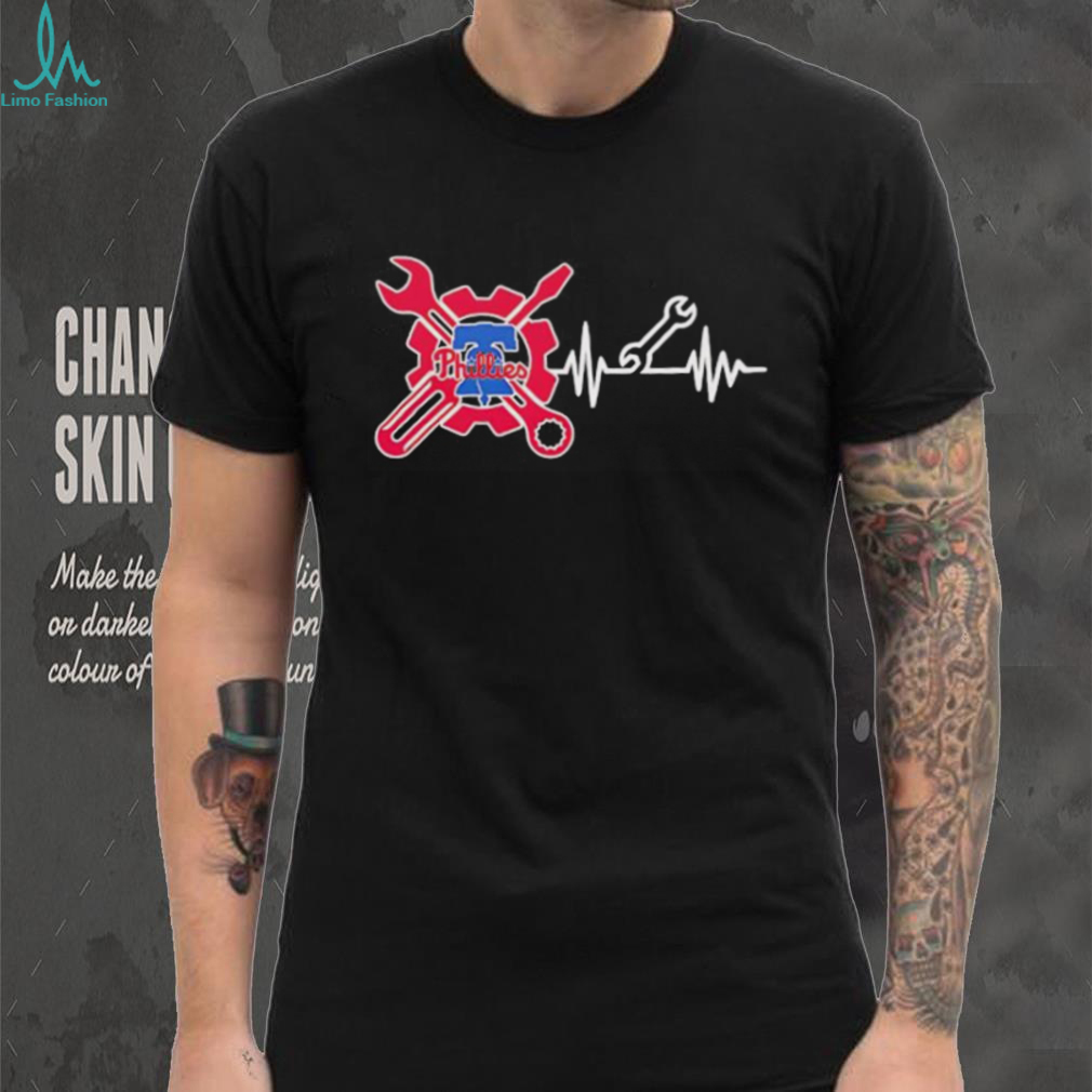 Tool heartbeat Philadelphia Phillies shirt Tool heartbeat Philadelphia Phillies shirt