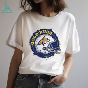Montana State Bobcats 2025 gold rush football helmet shirt