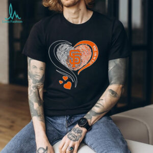 Print finger heart it’s in my DNA San Francisco Giants shirt