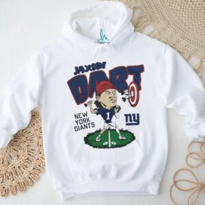 New York Giants Jaxson Dart bright lights big plays caricature shirt