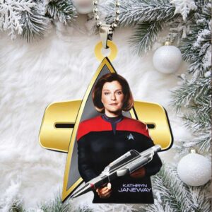 1998 Hallmark Keepsake Ornament Star Trek Voyager Captain Kathryn Janeway