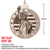 250 Years of Freedom Acrylic Ornament Happy 250th Birthday America 4th of July Christmas Ornament 250 Years of Freedom Acrylic Ornament Happy 250th Birthday America 4th of July Christmas Ornament