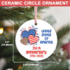 God Bless America 250 Years Ornament 250th Anniversary United States Wooden Patriotic Ornament America 1776–2026 Gift God Bless America 250 Years Ornament 250th Anniversary United States Wooden Patriotic Ornament America 1776–2026 Gift