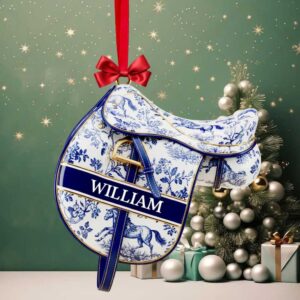 A Gift for Every Equestrian Personalized Equestrian Saddle Ornament A Custom Christmas Present for Horse Riding Enthusiasts A Gift for Every Equestrian Personalized Equestrian Saddle Ornament A Custom Christmas Present for Horse Riding Enthusiasts