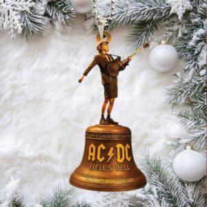 ACDC 53 Years Anniversary Hells Bells Ornament