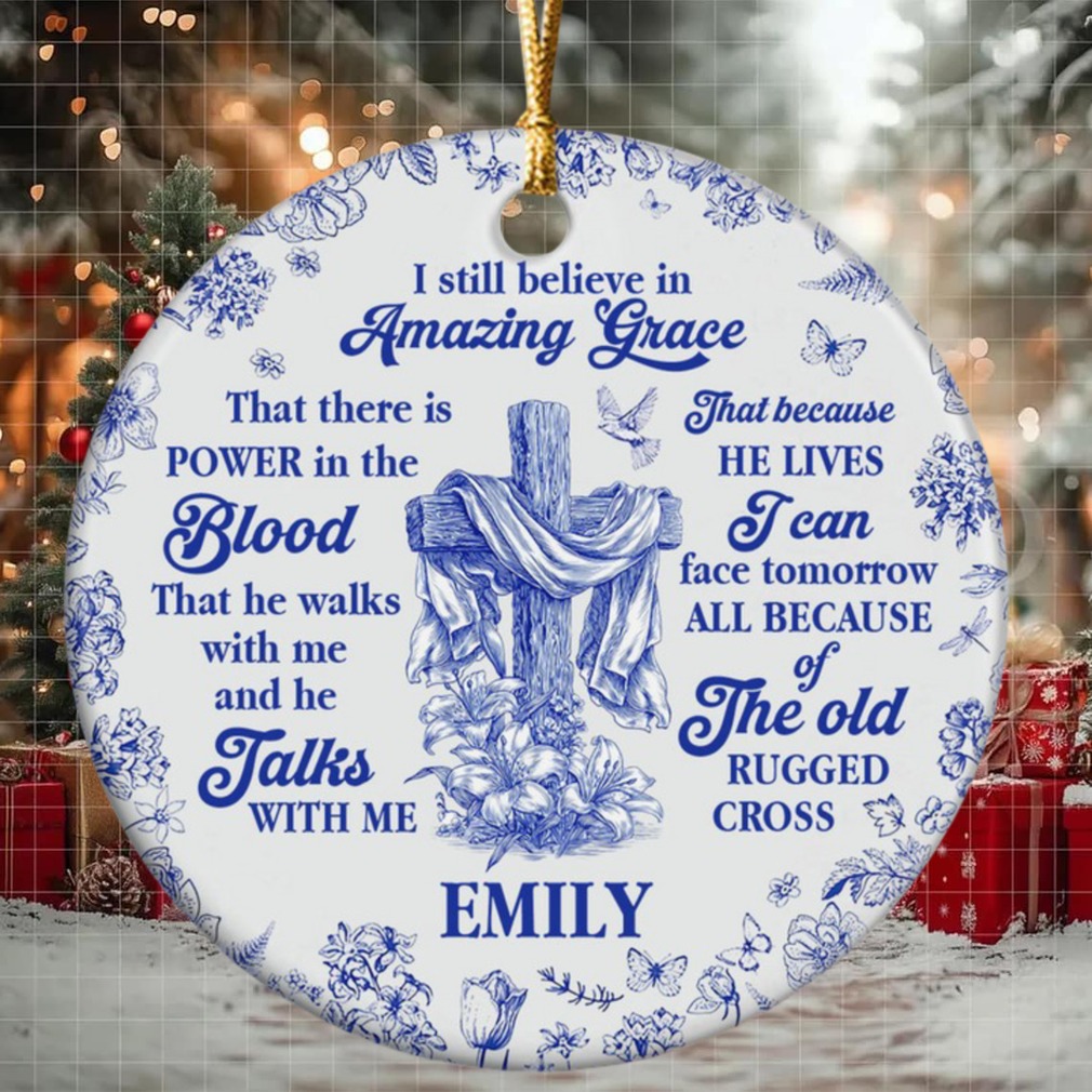 Amazing Grace Personalized Ceramic Ornament Amazing Grace Personalized Ceramic Ornament