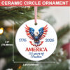 Donald Trump Acrylic Ornament MAGA American Pride Keepsake Patriotic Trump Christmas Ornament Donald Trump Acrylic Ornament MAGA American Pride Keepsake Patriotic Trump Christmas Ornament