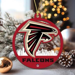 Atlanta Falcons Football Custom Metal Ornament