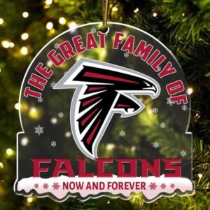 Atlanta Falcons The Great Family of Falcons Christmas Ornament