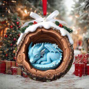 Baby Dragon Acrylic Ornament Personalized Gifts For Christmas