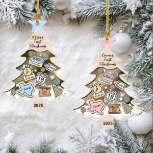 Baby’s First Christmas Tree Ornament 2025 – Personalized Shaker Keepsake with Name, Birth Stats, Time & State – Gift for Boy or Girl Baby’s First Christmas Tree Ornament 2025 – Personalized Shaker Keepsake with Name, Birth Stats, Time & State – Gift for Boy or Girl