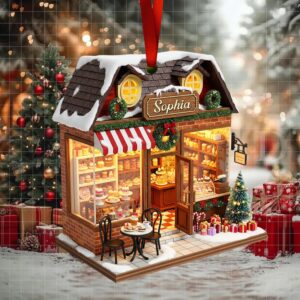 Bakery Miniature Christmas Ornament   Personalized Gifts For Baking Lovers
