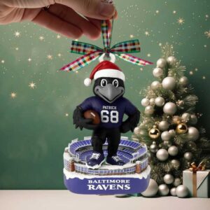 Baltimore Ravens Mascot Statue Ornament