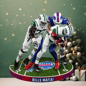 Bills Mafia vs. Jets Action Ornament