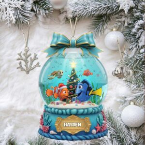 “Bring Cheer to Your Tree!” Personalized Adorable Christmas Ornament for Movie Lovers