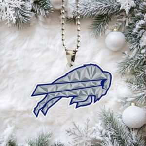 Buffalo Bills Big Logo Light Up Chain Ornament Buffalo Bills Big Logo Light Up Chain Ornament