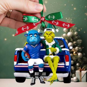Buffalo Bills Grinch & Billy Buffalo Ornament