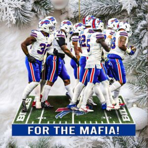 Buffalo Bills Team Huddle Christmas Ornament Buffalo Bills Team Huddle Christmas Ornament