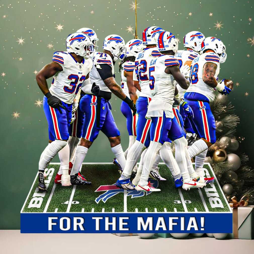 Buffalo Bills Team Huddle Christmas Ornament Buffalo Bills Team Huddle Christmas Ornament