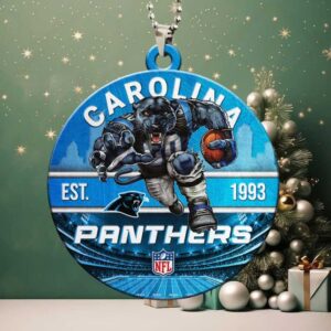 Carolina Panthers EST 1993 Football Fan Car Home Ornament