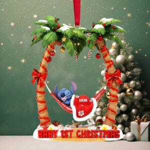 Celebrate Your Baby’s 1st Christmas Personalized Christmas Ornament Celebrate Your Baby’s 1st Christmas Personalized Christmas Ornament