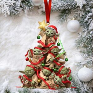 Celebrate the Season with Playful Green Holiday Tower Ornament Personalized Gift for All Ages