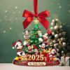 Celebrate the Season with Playful Green Holiday Tower Ornament Personalized Gift for All Ages Celebrate the Season with Playful Green Holiday Tower Ornament Personalized Gift for All Ages