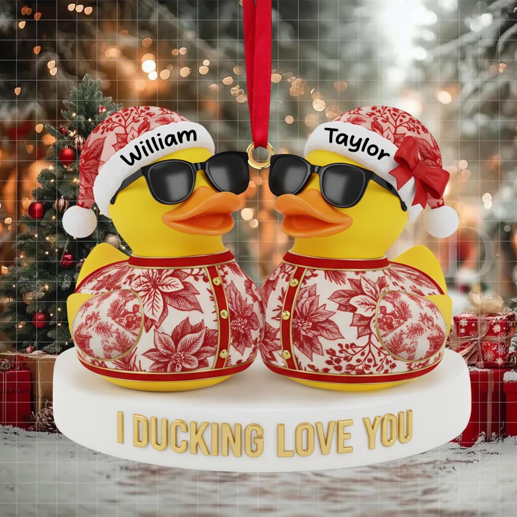 Couple Duck Christmas Ornament Personalized Gifts For Couple Couple Duck Christmas Ornament Personalized Gifts For Couple
