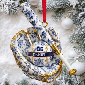 Custom Daniel 86 Baseball Sports Keepsake Ornament